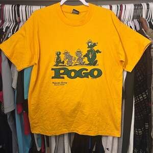 Vintage 1994 Pogo Comic Strip Okefenokee Swamp T-Shirt Waycross Georgia